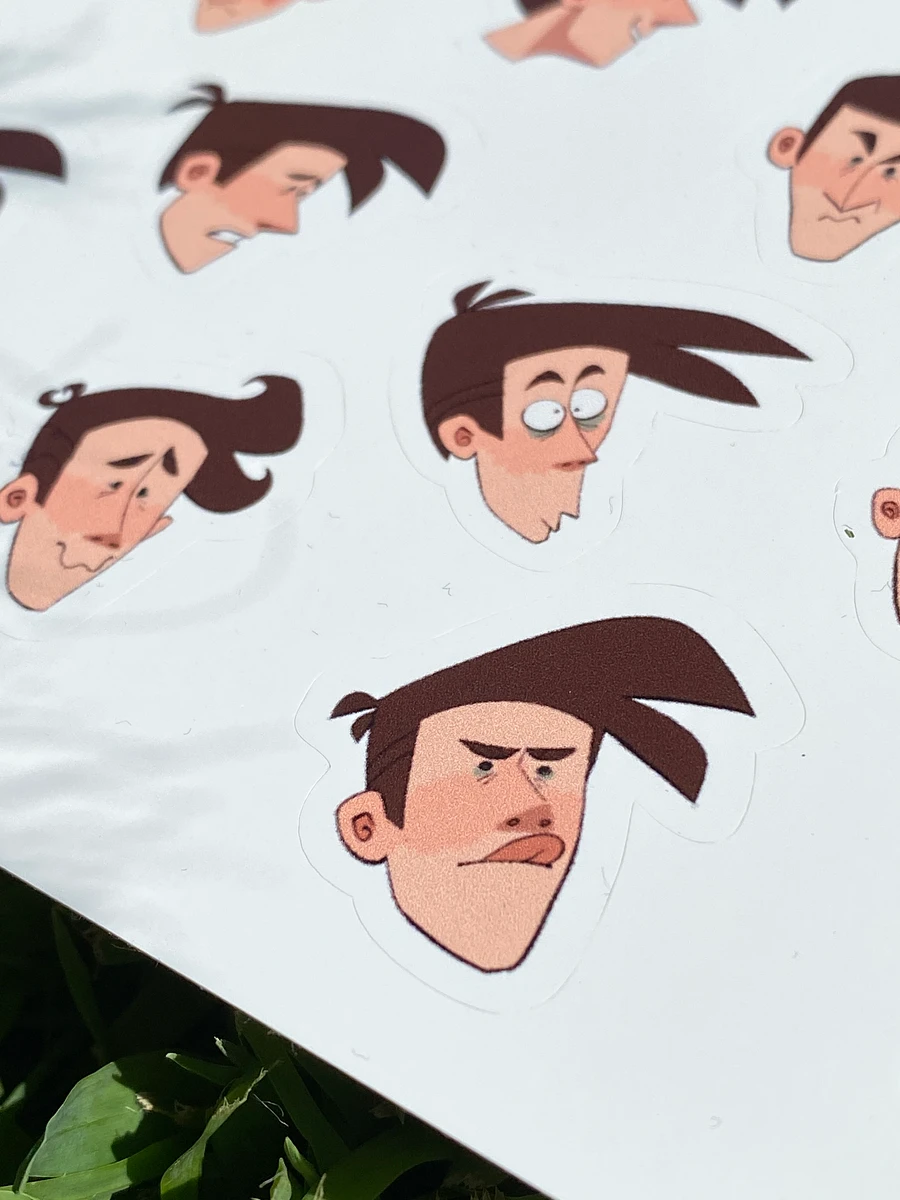 The Many Faces of Niko - STICKER SET product image (4)