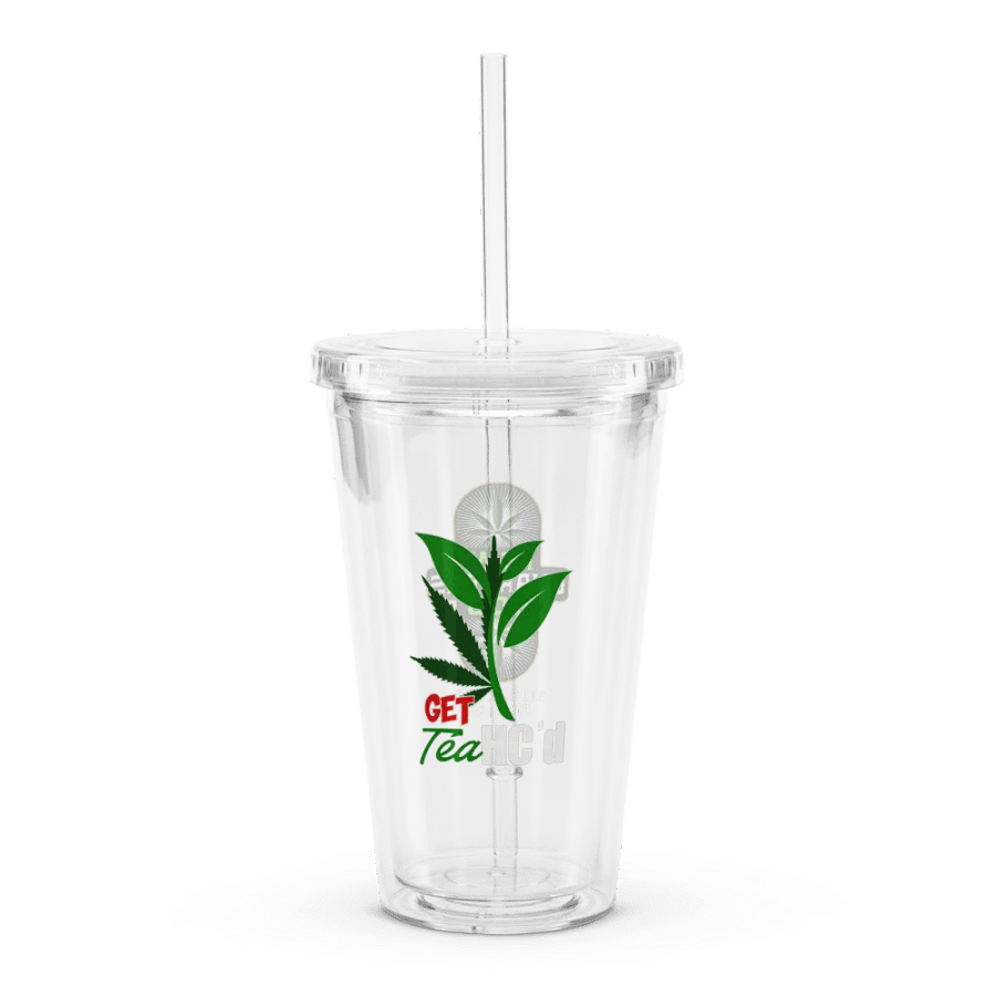 16oz Clear Tumbler HQ/Get THC'd product image (1)