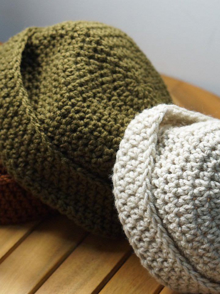 Fisherman beanie half double crochet pdf pattern product image (2)