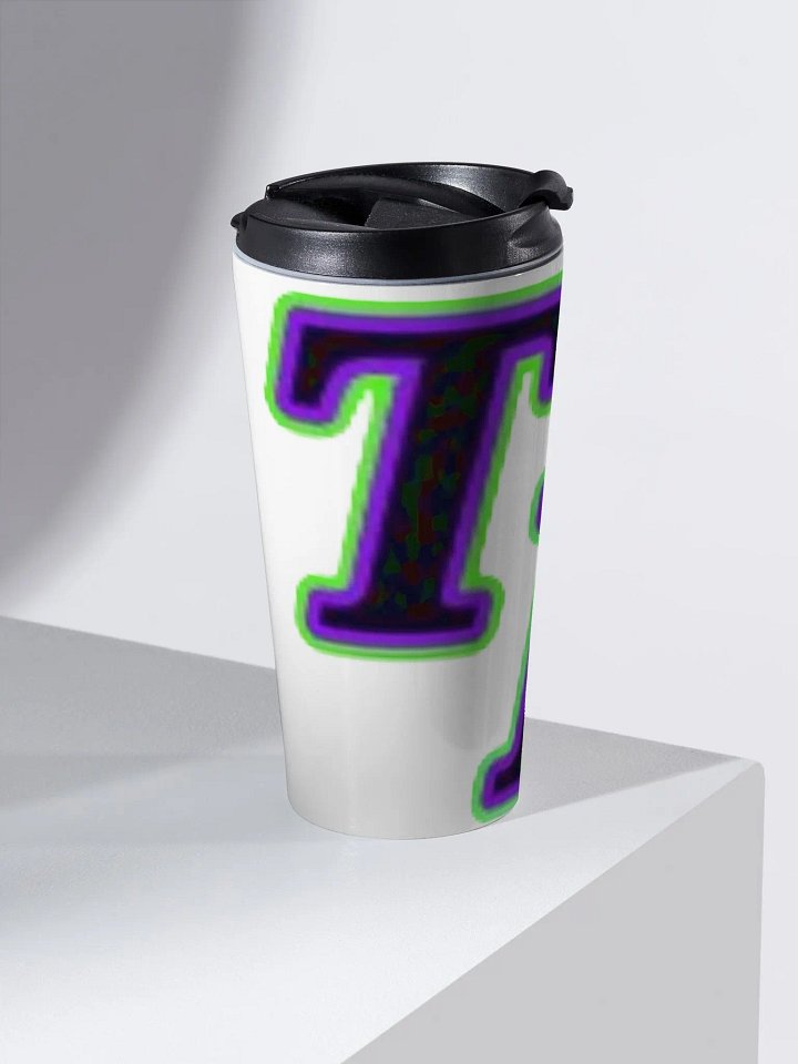 Glowing TR Typography Stainless Steel Mug product image (2)