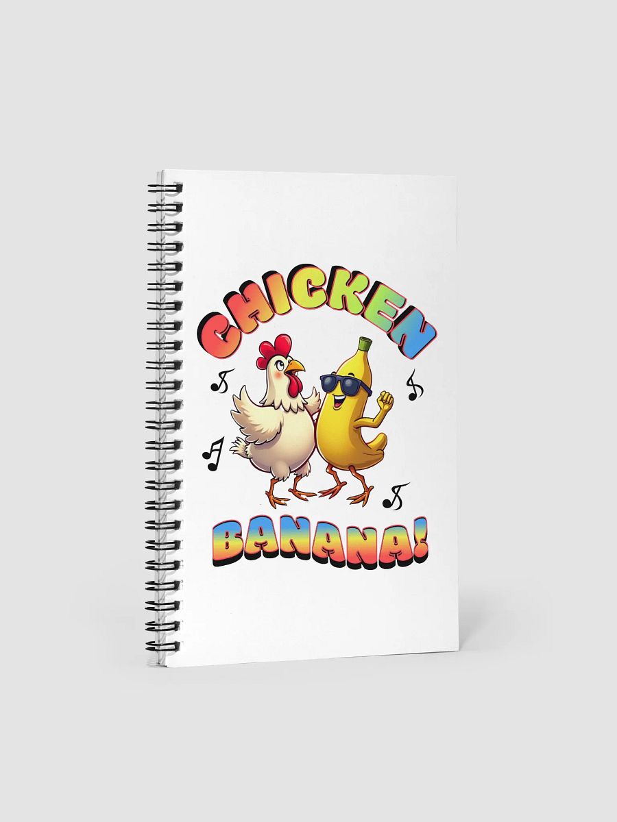 Chicken Banana Dancing Spiral Notebook product image (2)