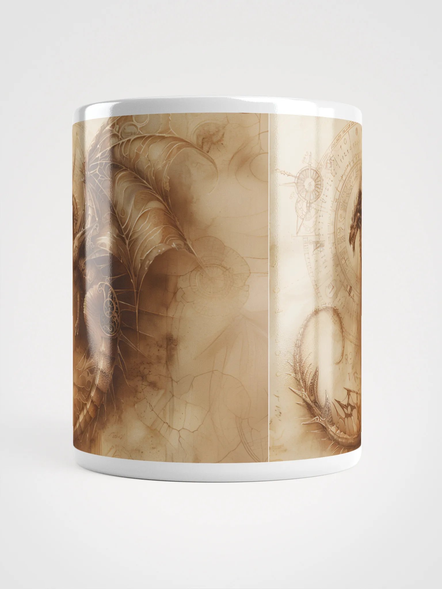Mystical Dragon Sepia Mug product image (10)