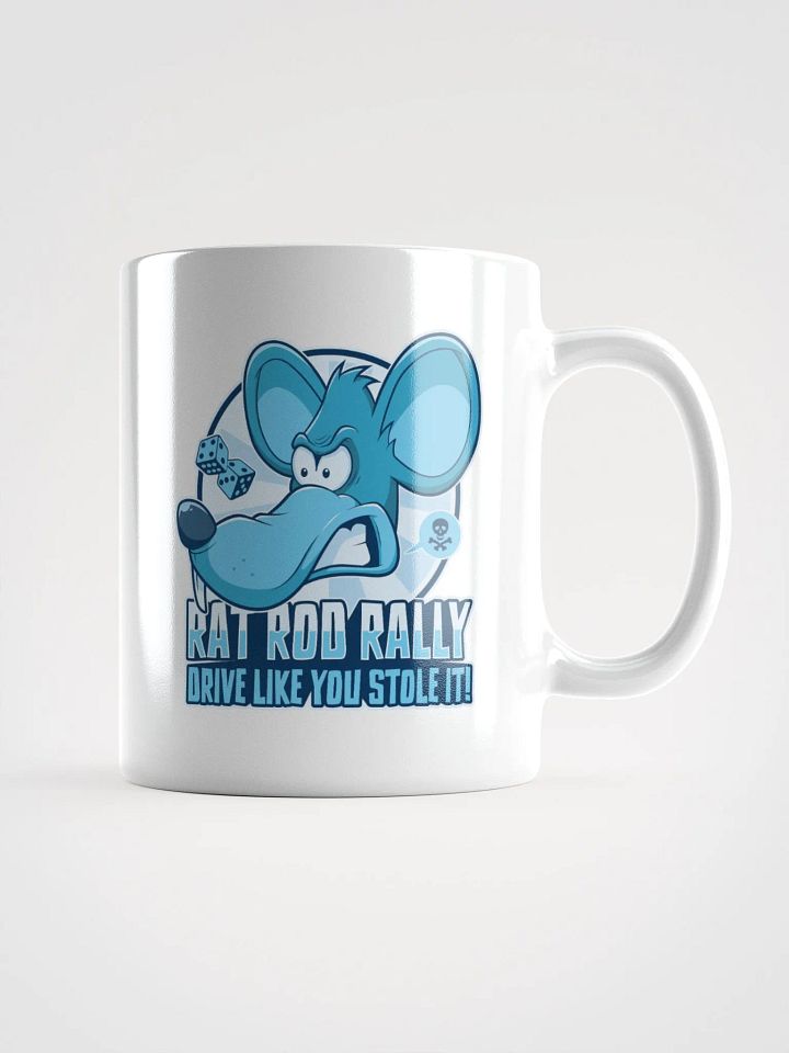 Funny Rat Rod Coffee Mug – Hot Rod Rally Cartoon Cup product image (1)