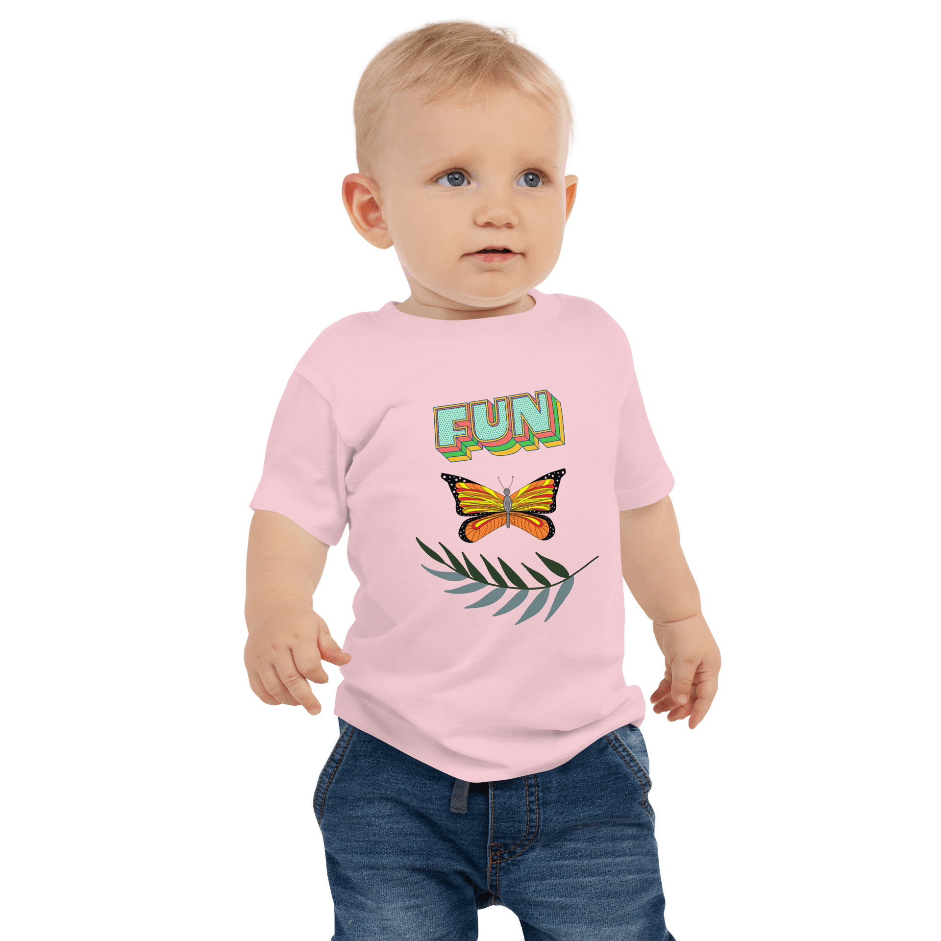 Fun Butterfly and Fern Baby Tee product image (3)