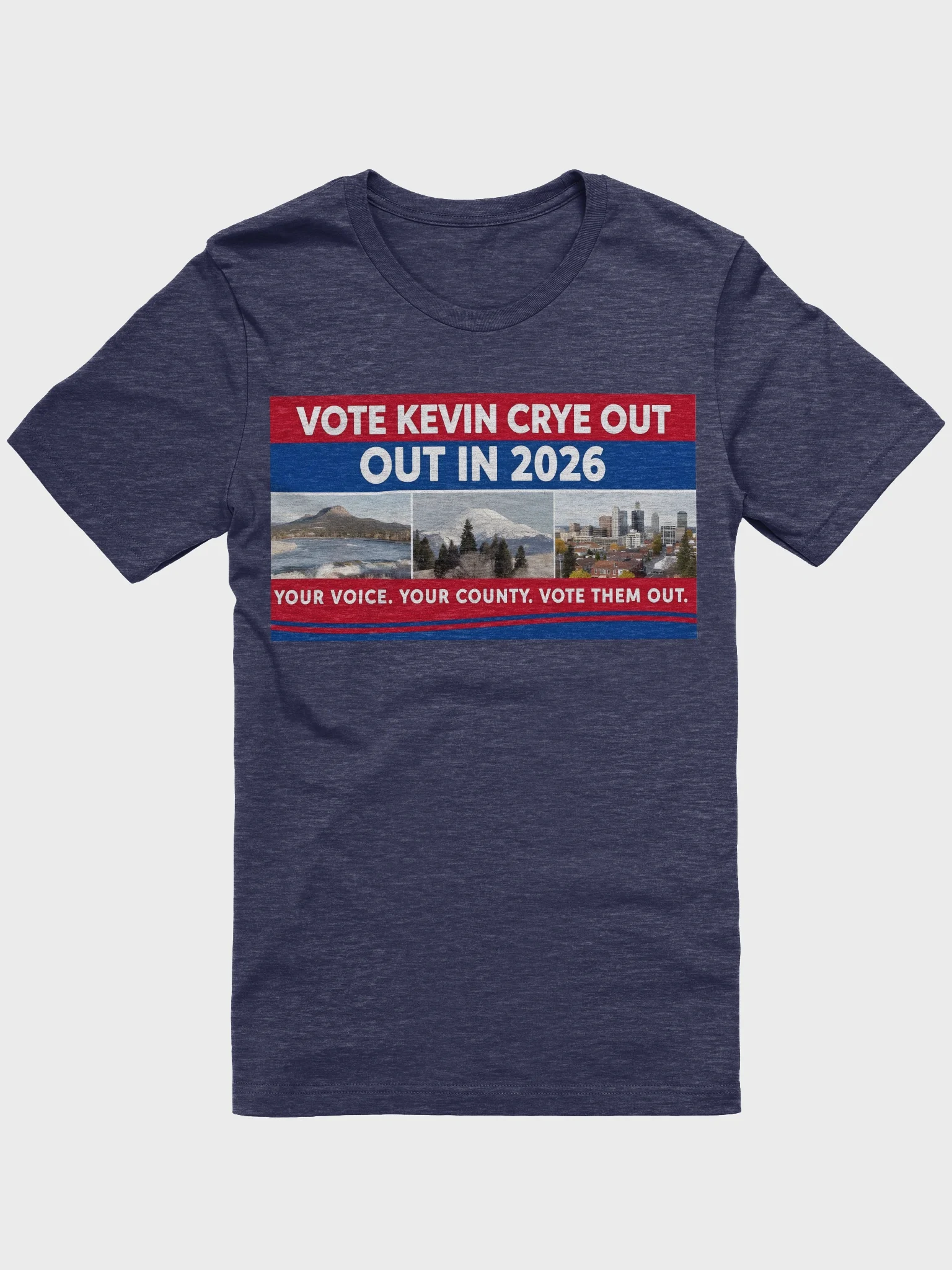 Vote Kevin Crye Out T-Shirt product image (1)