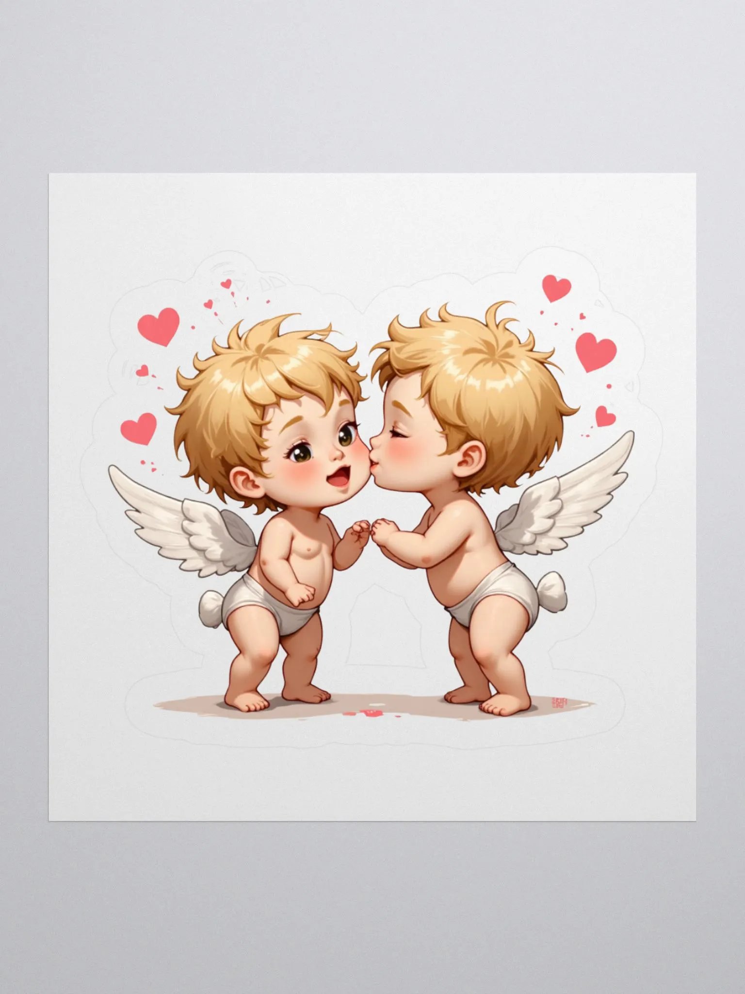Love Babies | Cherubic Kiss Cut Stickers product image (2)