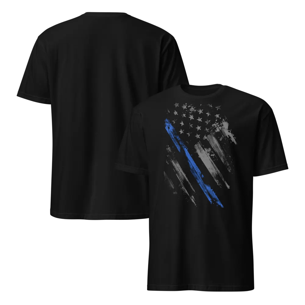 Crosswise Thin Blue Line Flag product image (9)