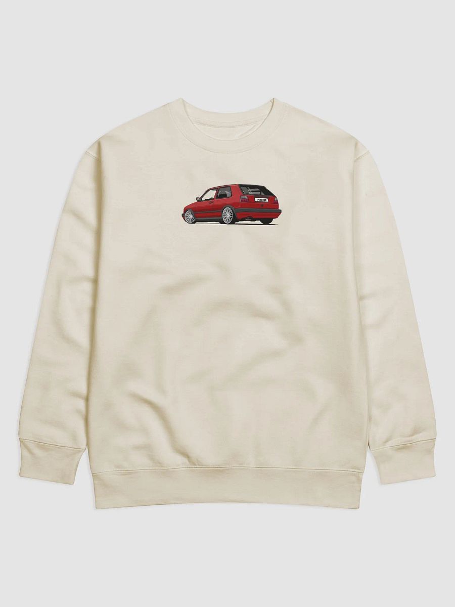 GTI Red Hatchback Illustration Premium Sweatshirt product image (3)