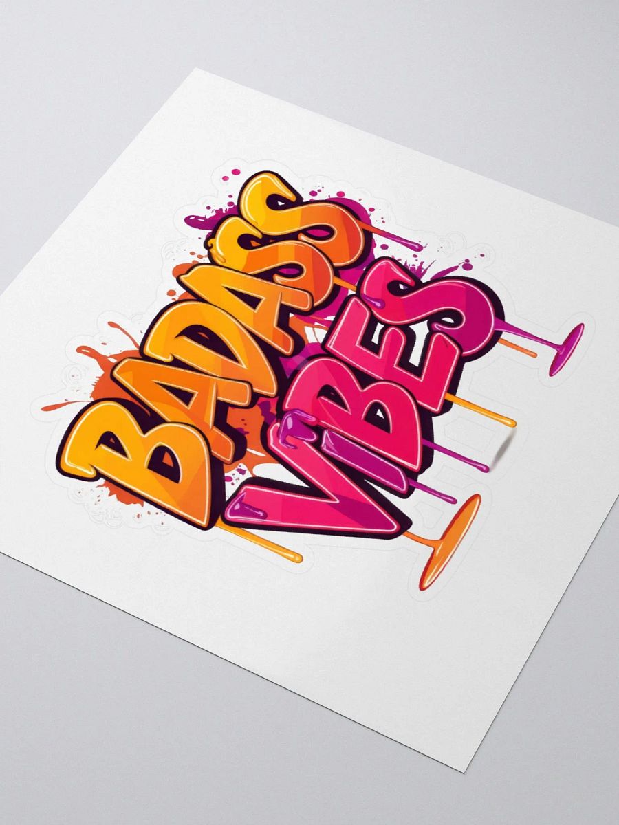 Badass Vibes Sticker product image (11)