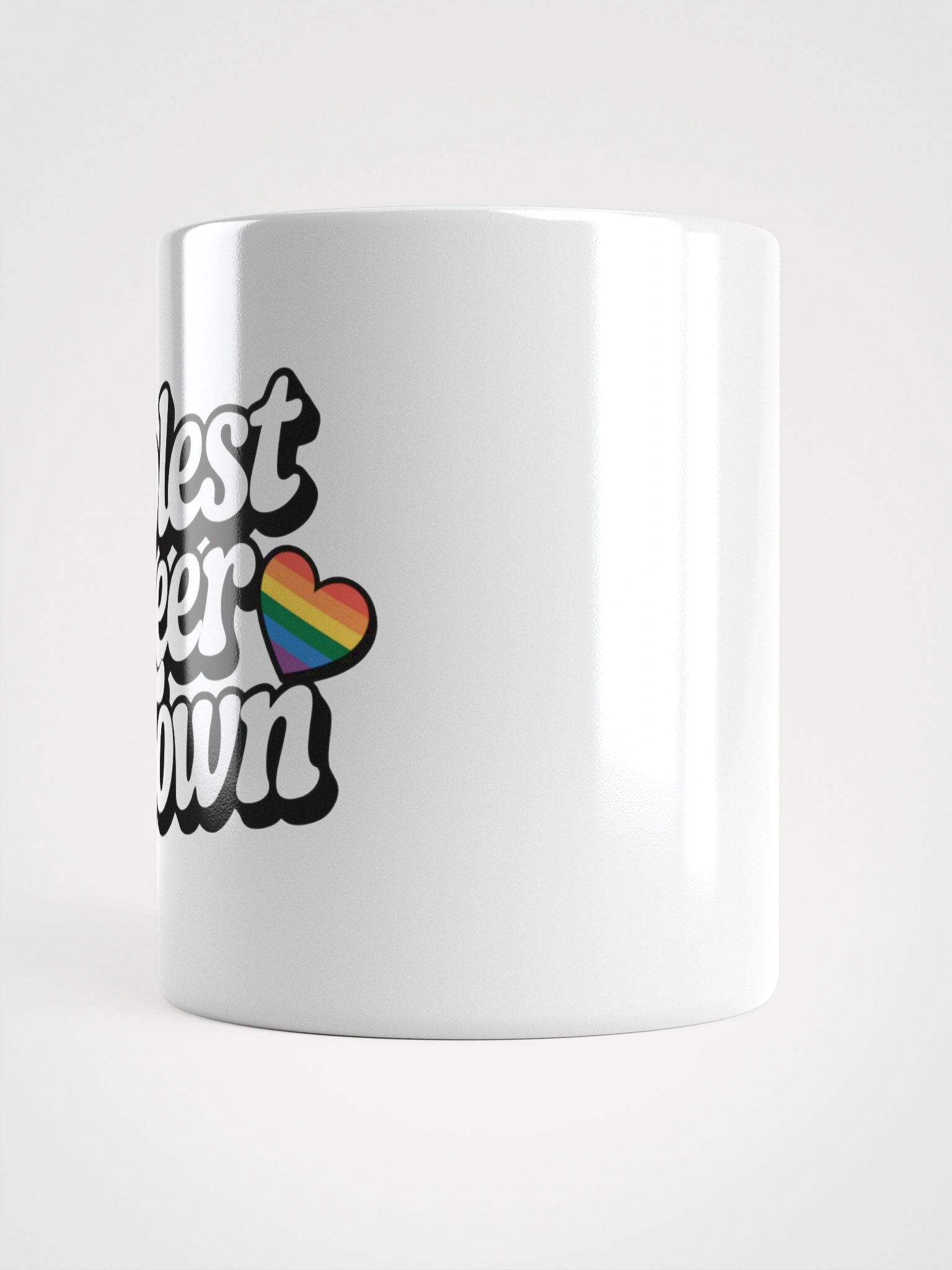 Rainbow Heart Coolest Queer Mug product image (3)