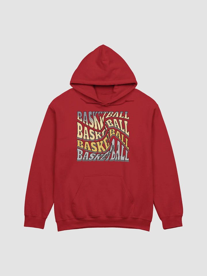 Mess Swirl Basketball Wavy Distortion Hoodie product image (1)