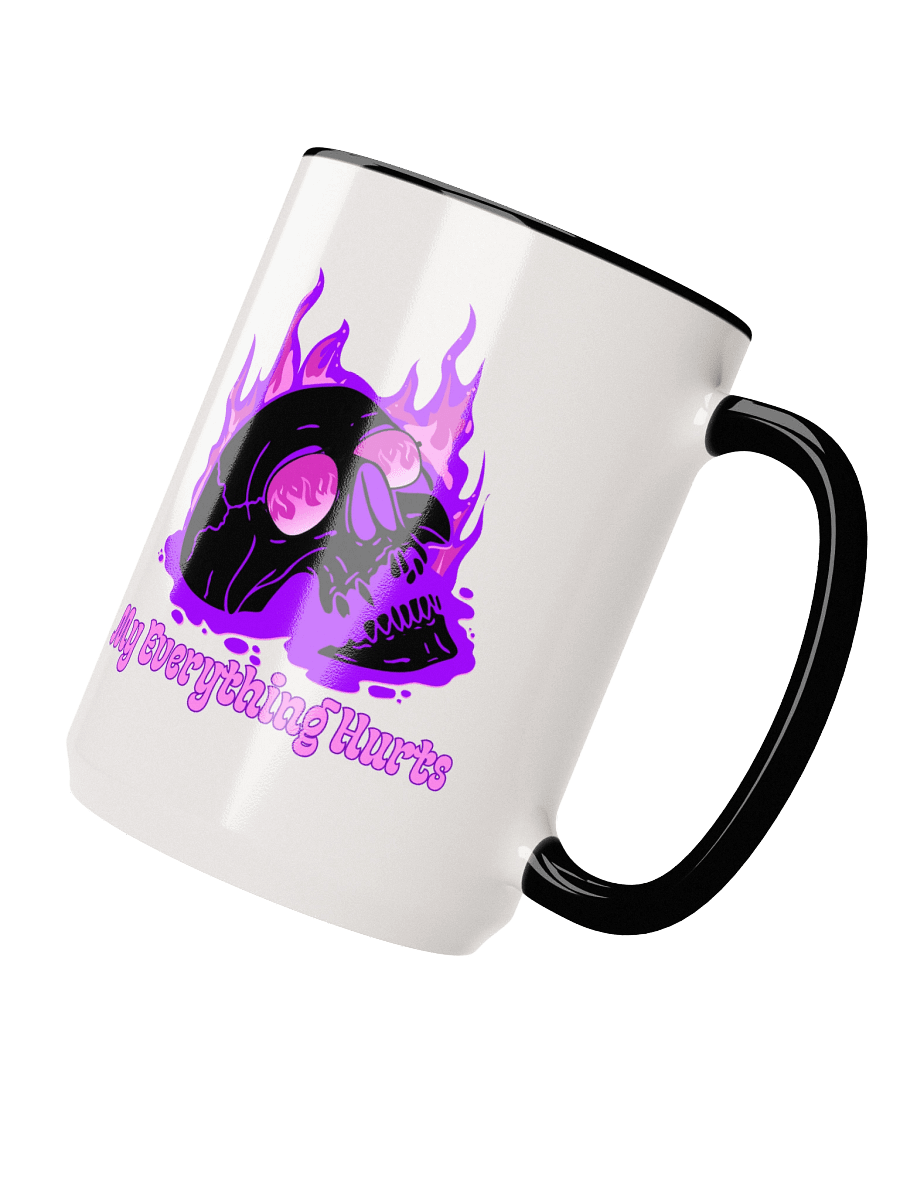 My Everything Hurts! Purple Skull Mug product image (9)