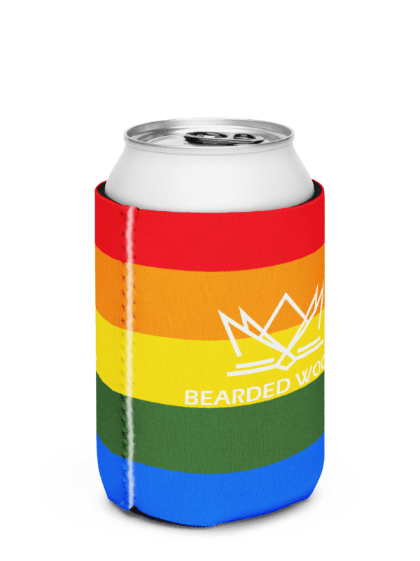 Coozie Can Cooler (Design: Bearded Woodz) Custom Pride product image (3)