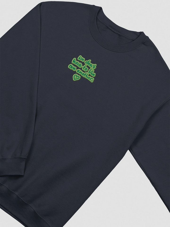 ONE ANOTHER (leaf design) embroidered crewneck product image (1)