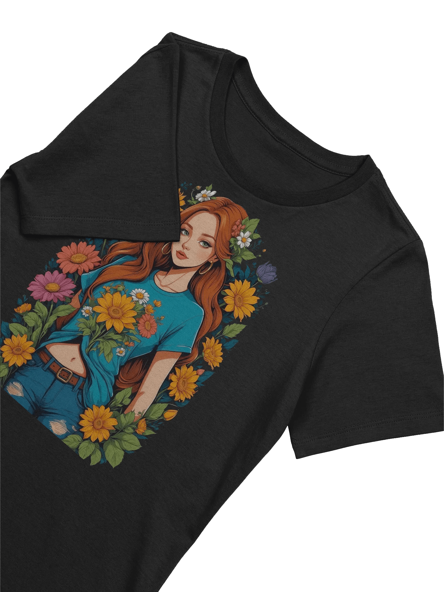 Bloomcore Flower Girl v1 - Bella Canvas Women's Supersoft Relaxed-fit T-Shirt product image (3)