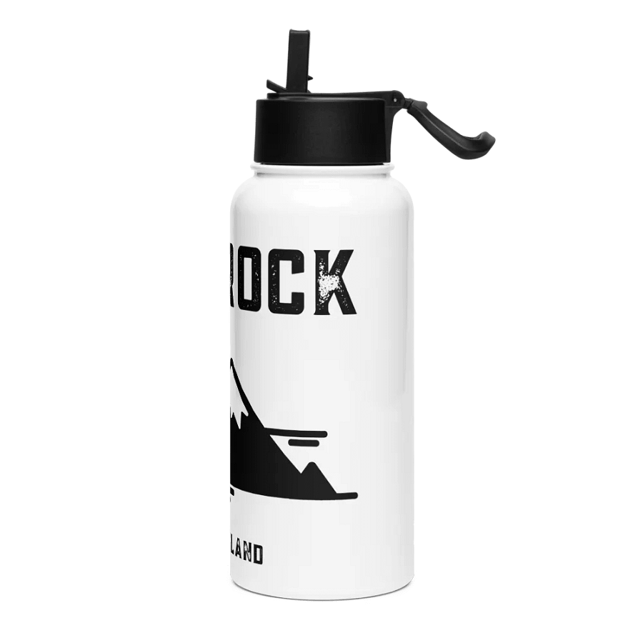 The Rock Stainless Steel Water Bottle (Black) product image (3)