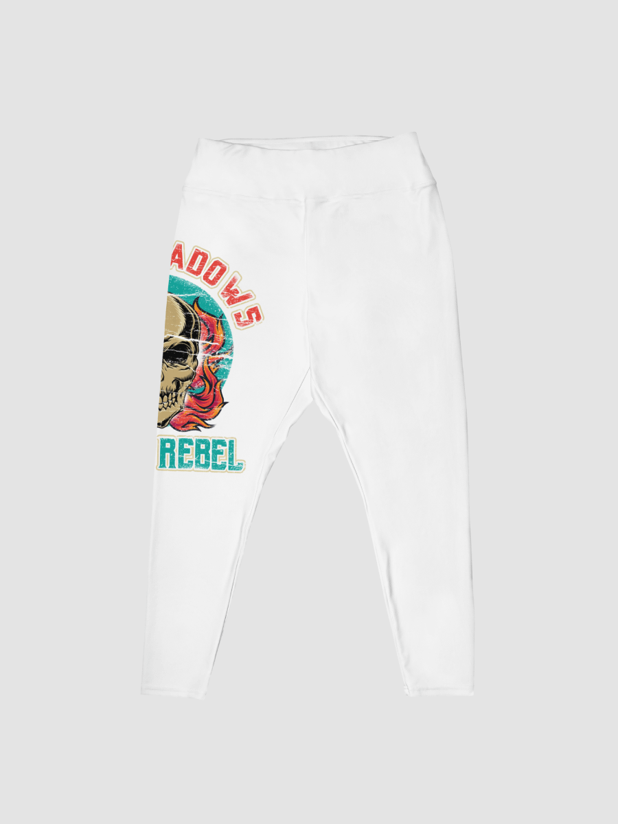 Iron Shadows White Leggings (2XL-6XL) product image (1)