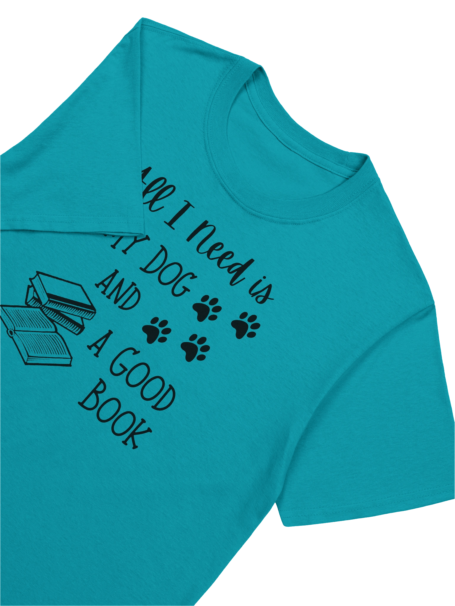 All I Need Is My Dog And A Good Book T-shirt product image (20)