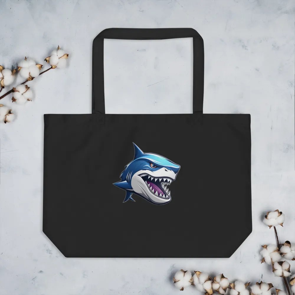 Fierce Shark Head Organic Tote product image (3)