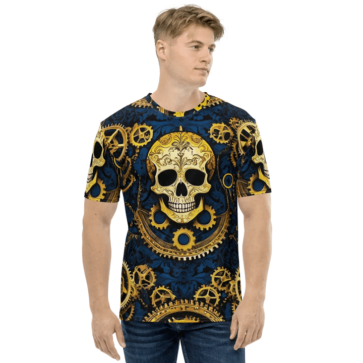 Steampunk Skull T Shirt product image (1)