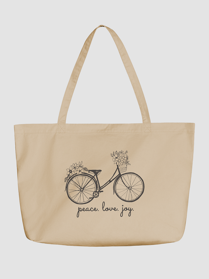 Peace Love Joy Tote Bag product image (1)