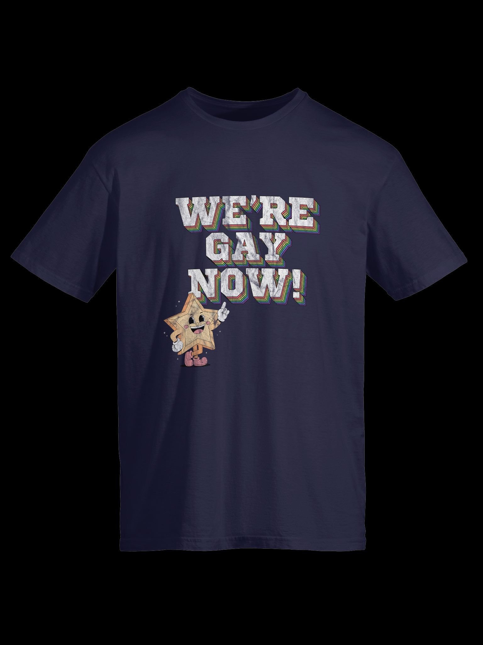 "WE'RE GAY NOW!" Vintage Supersoft Tee product image (1)