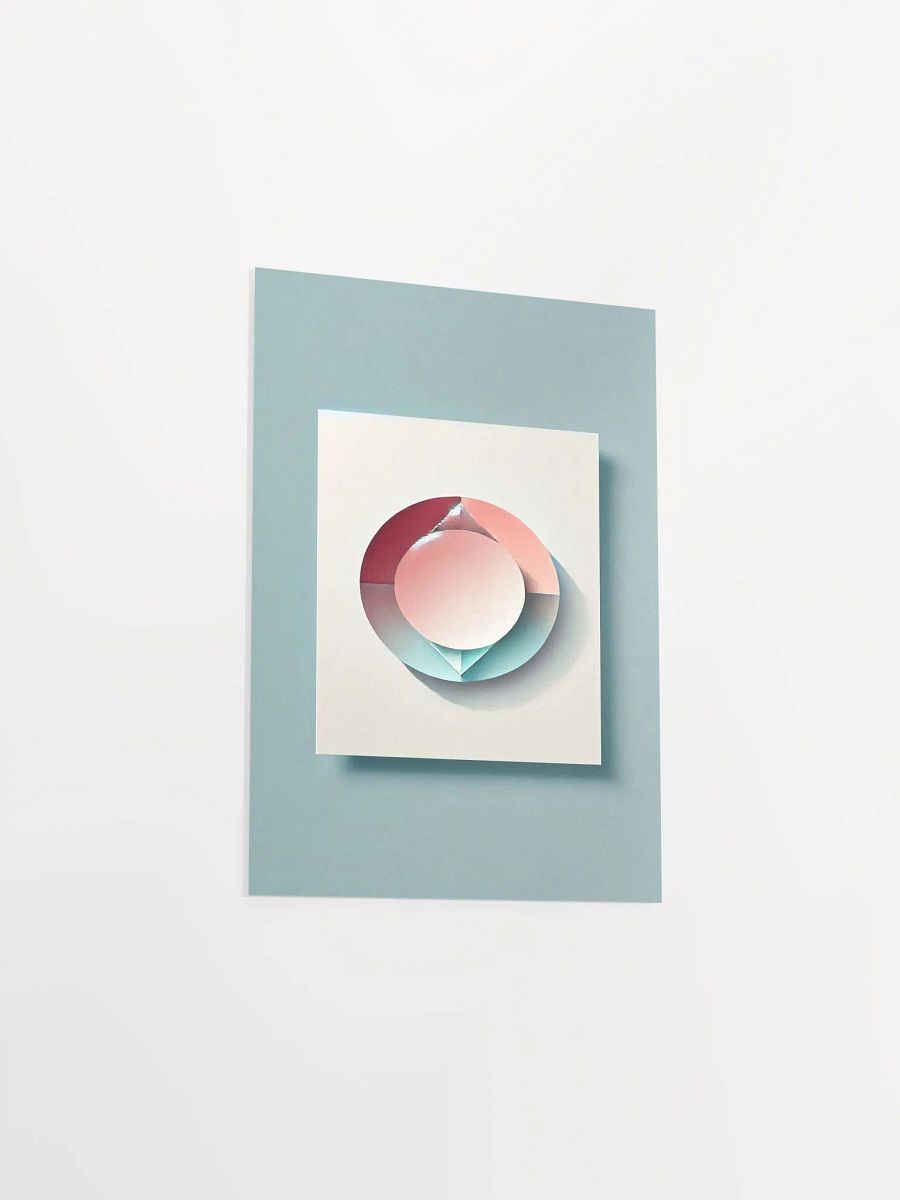 Dimensional Circles Enhanced Matte Poster product image (4)