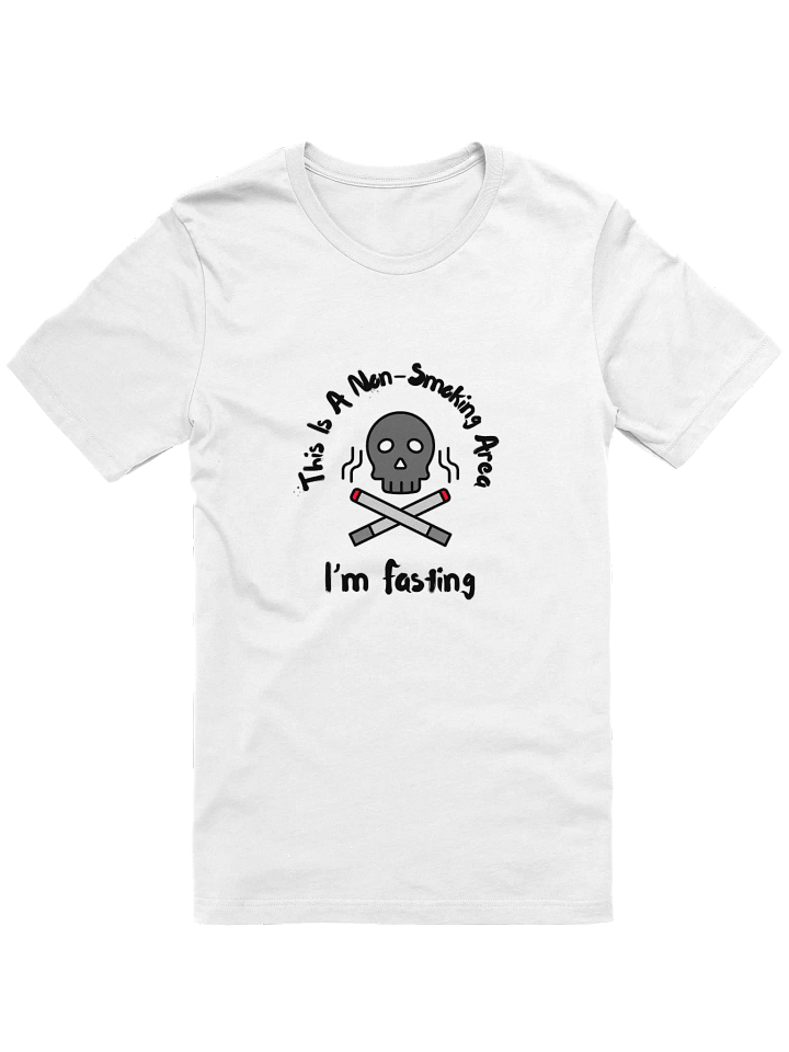 Smoking Craving Ramadan Humor T-Shirt & Edgy Design, Fasting Skull Tee, Non-Smoking Area Shirt, Alternative Clothing, Unique Tee product image (3)