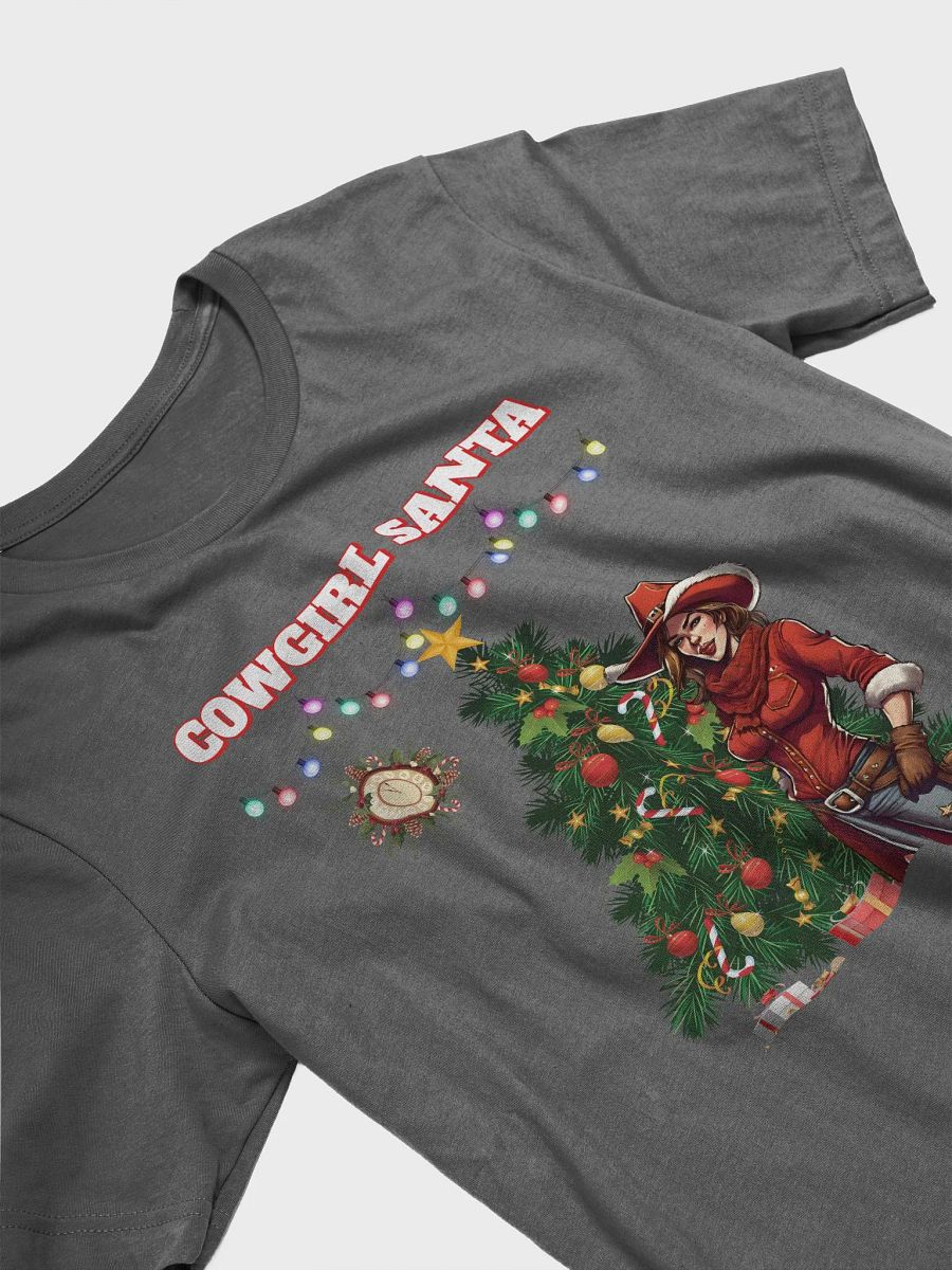 Cowgirl Santa - Christmas T-shirt product image (3)