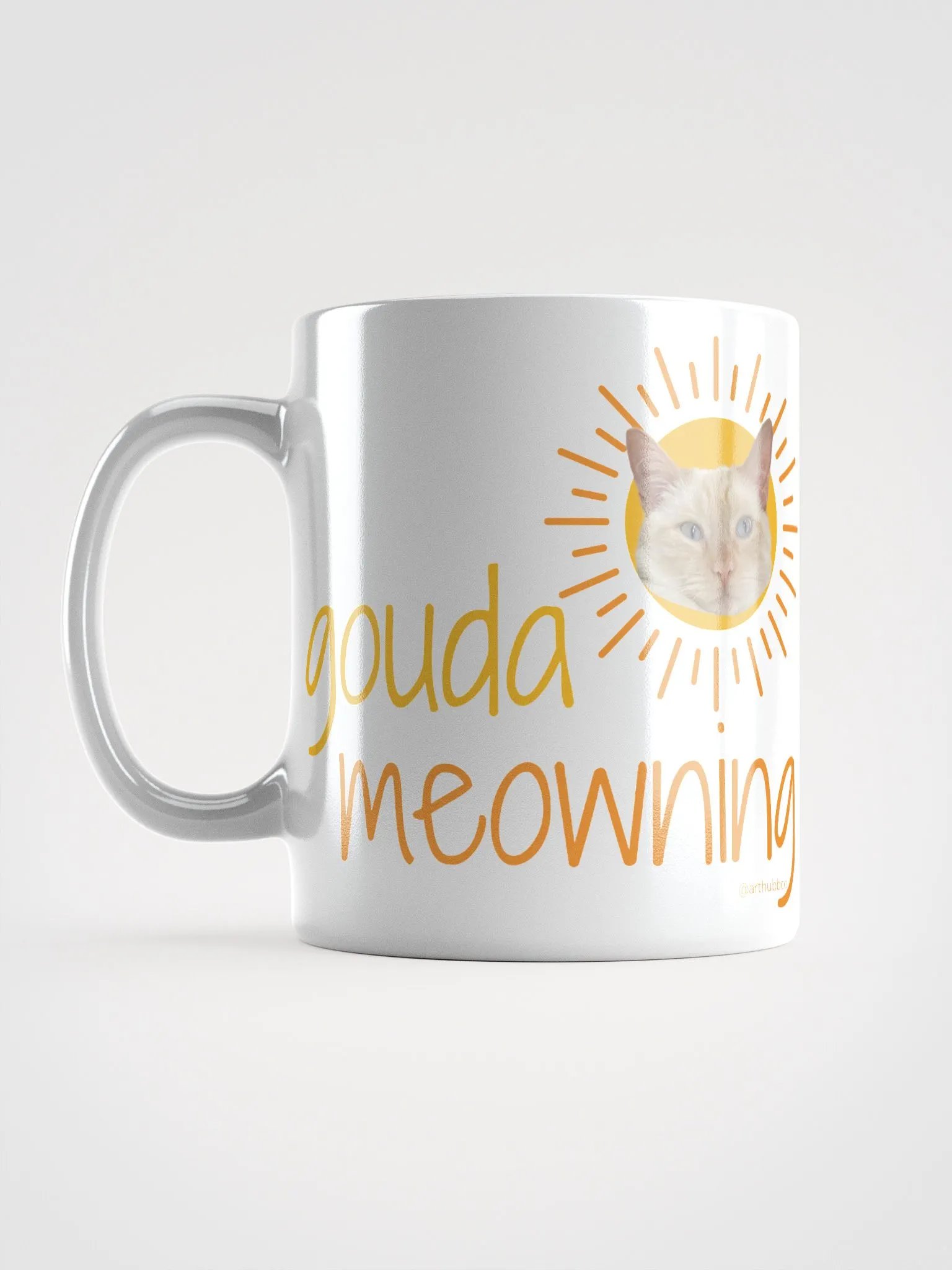Gouda Meowning Mug (11oz) product image (6)