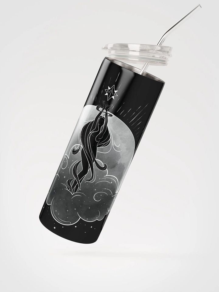 𝖆𝖗𝖎𝖆 stainless steel tumbler w/ reusable straw product image (2)