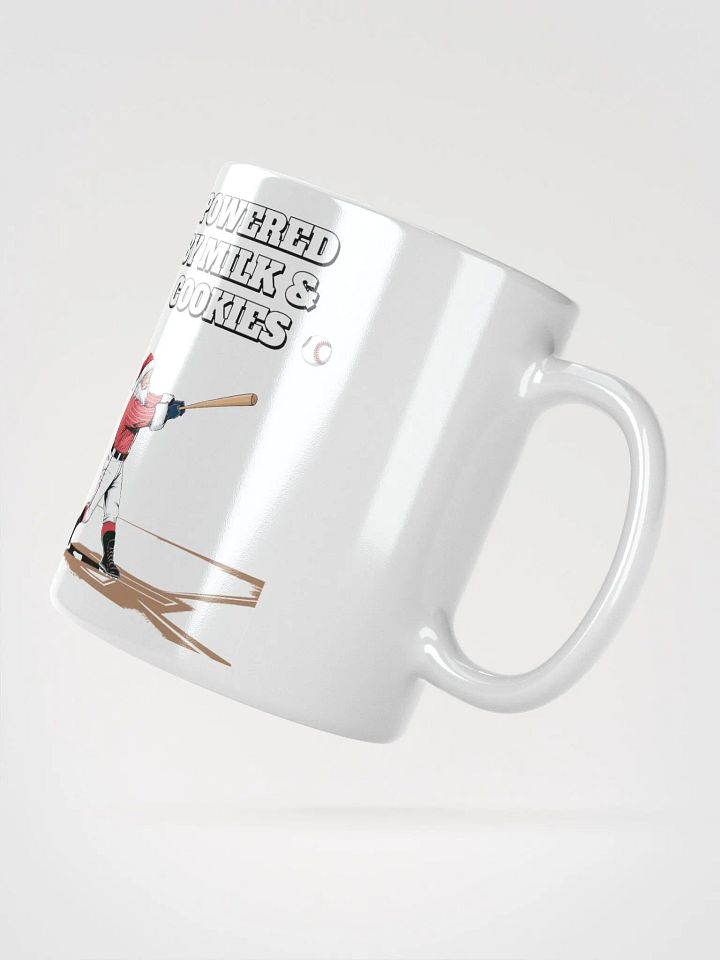 Powered By Milk And Cookies - Baseball White Mug product image (6)