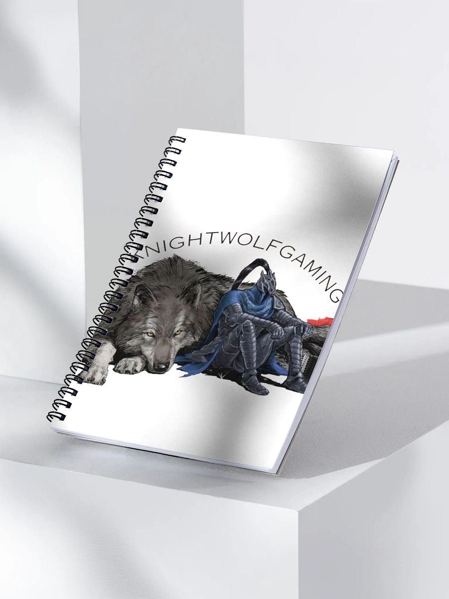 KnightWolf Gaming Spiral Notebook product image (3)