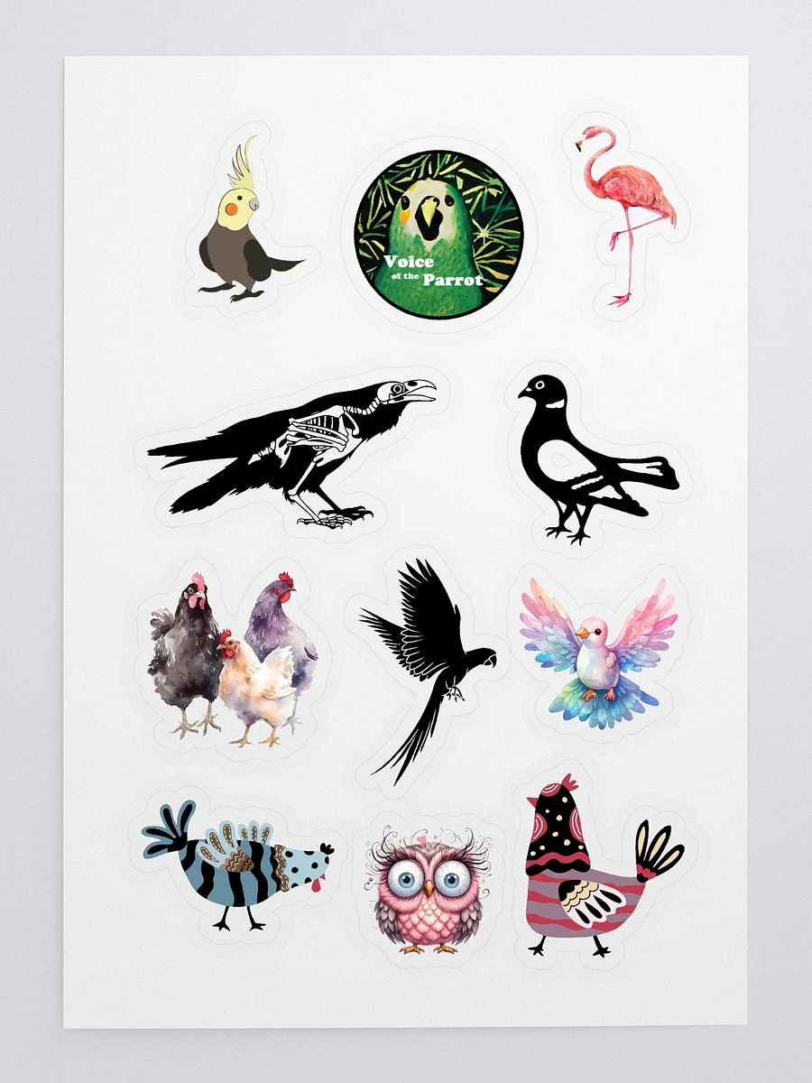 Assorted Bird Stickers - Ten Birds! product image (3)