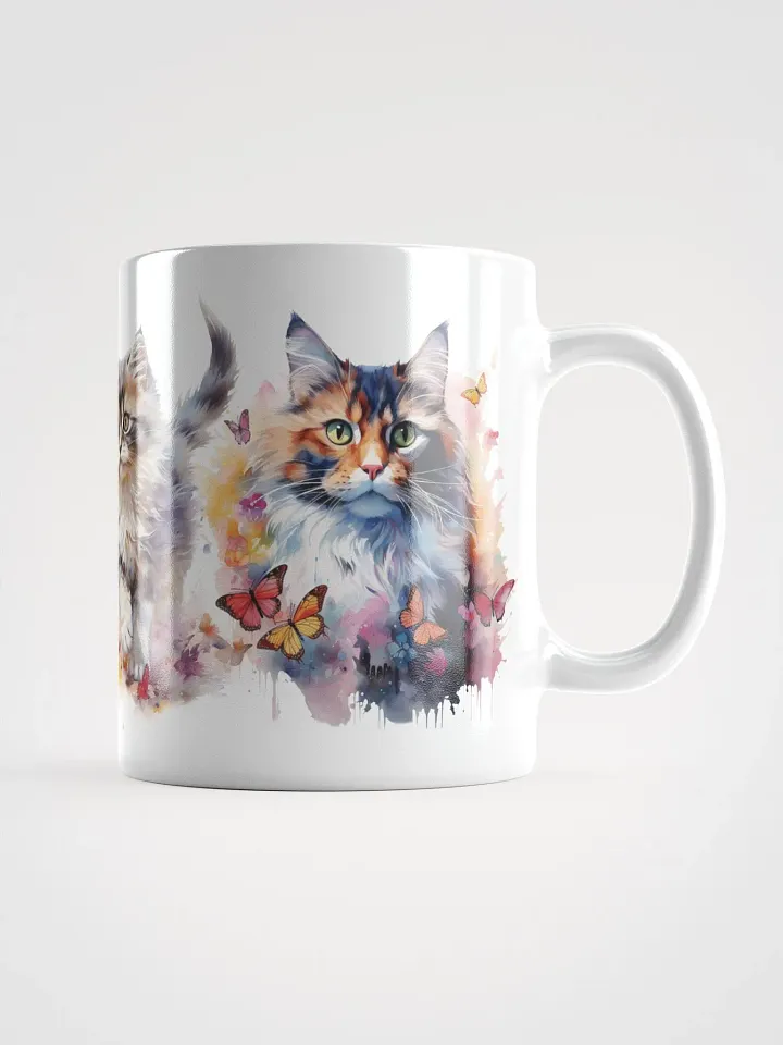 Butterfly Whimsy Cat Mug product image (1)