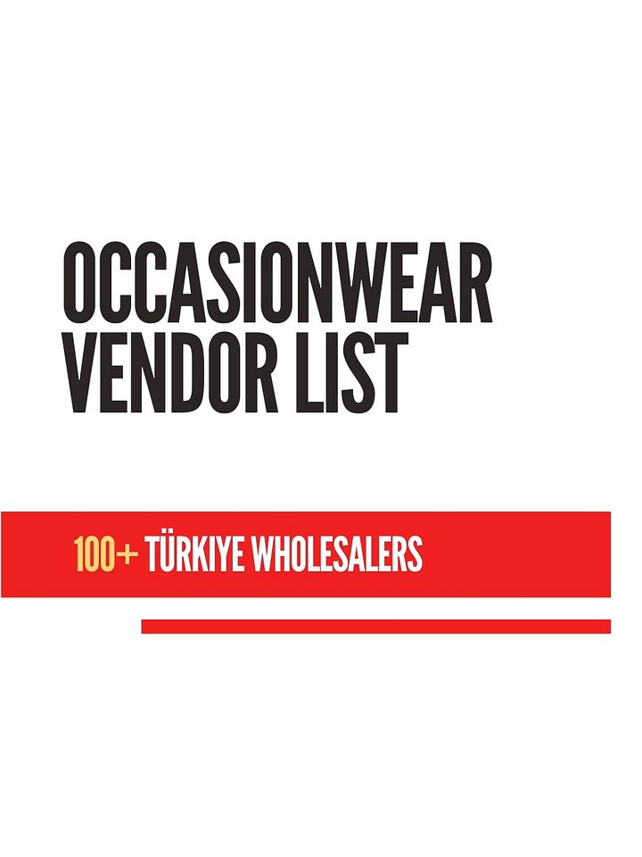 Turkiye Occasionwear Wholesale Vendor List product image (1)
