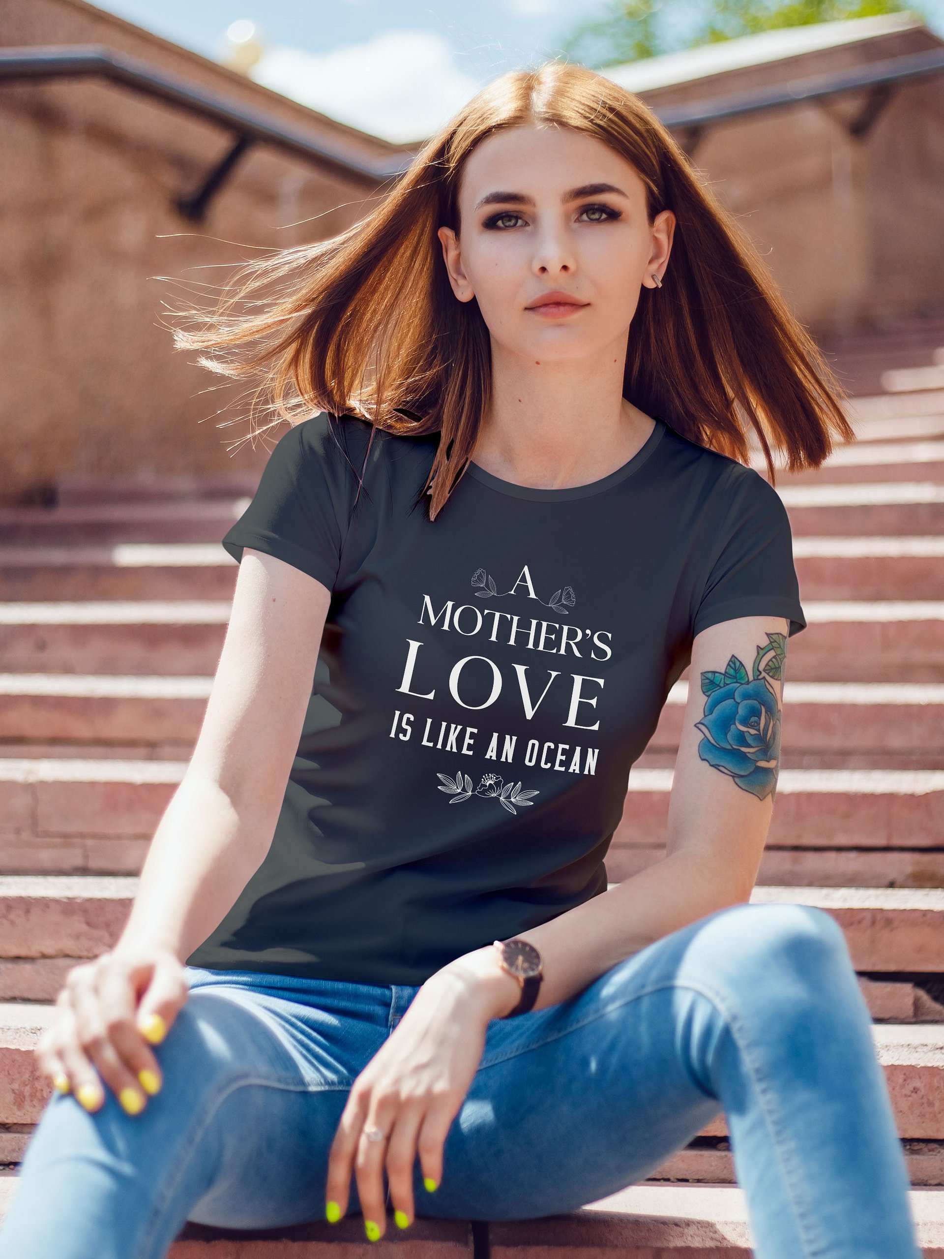A Mother's Love is Like an Ocean Mother's Day T-Shirt product image (1)