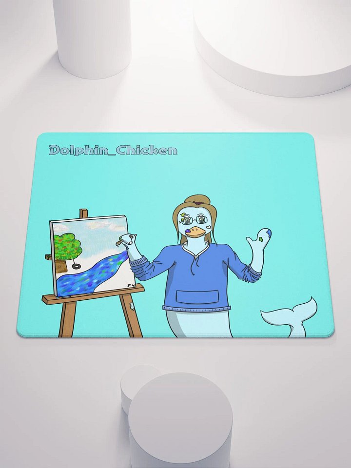 Dolphin's DC Painting Mouse Pad product image (1)