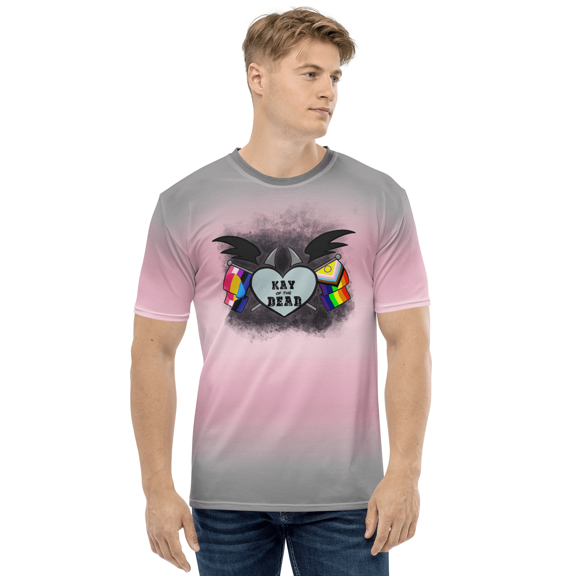 Kay_of_the_Dead Pride Logo Demigirl Pride Tee product image (1)