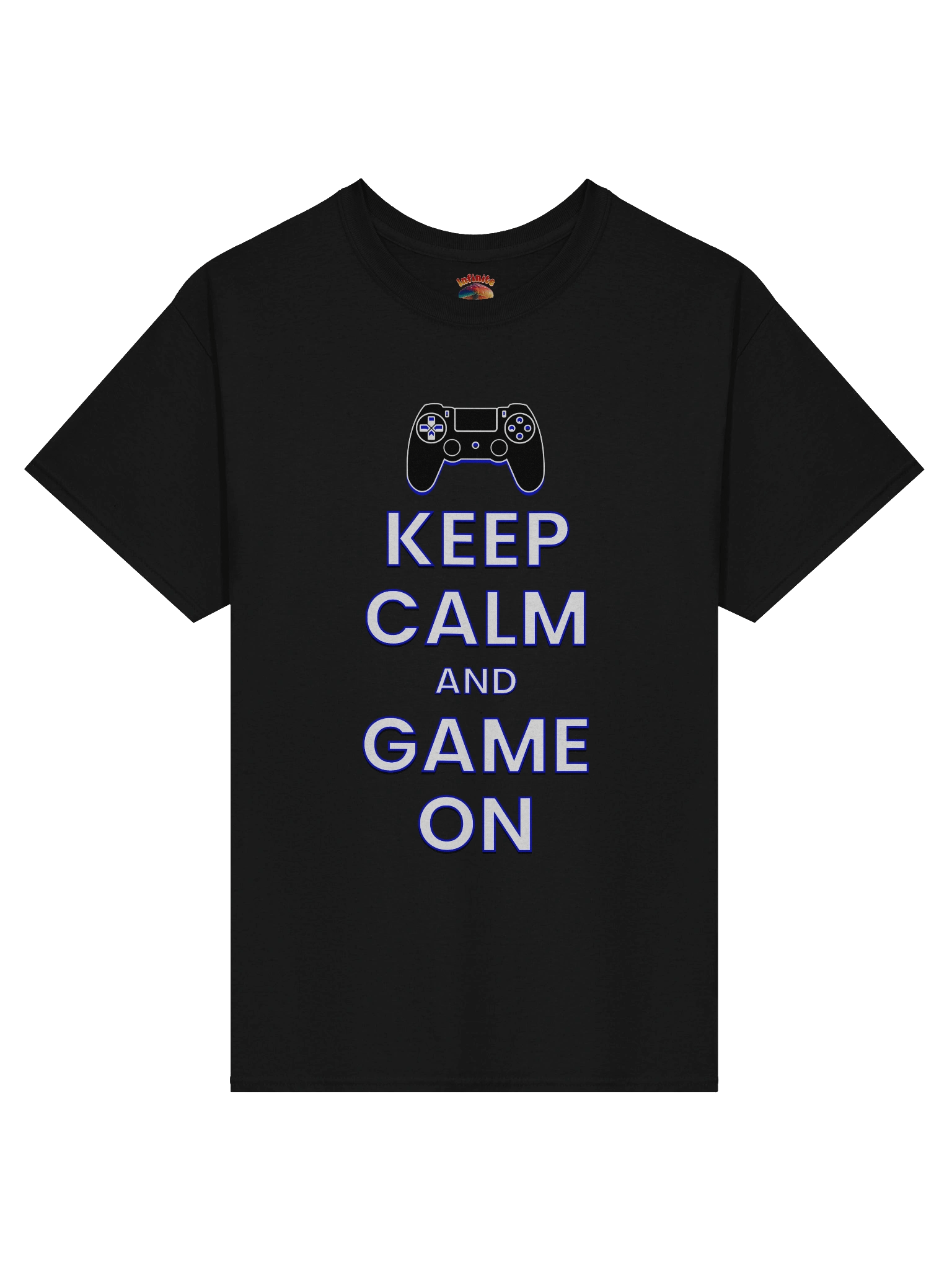 KEEP CALM AND GAME ON PS T-SHIRT product image (1)