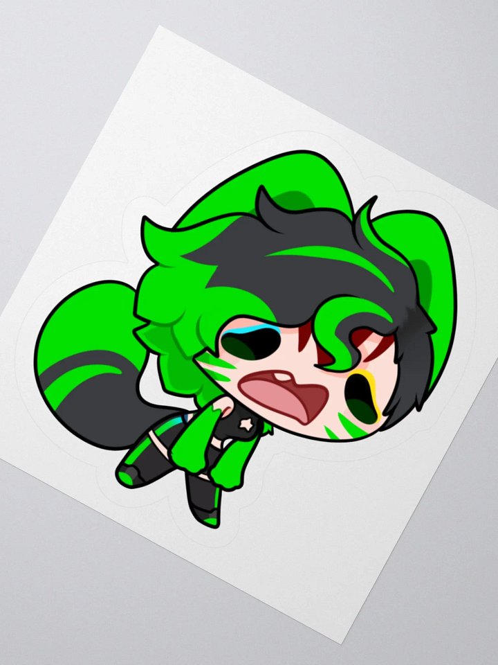 Mega - Green Sticker product image (2)