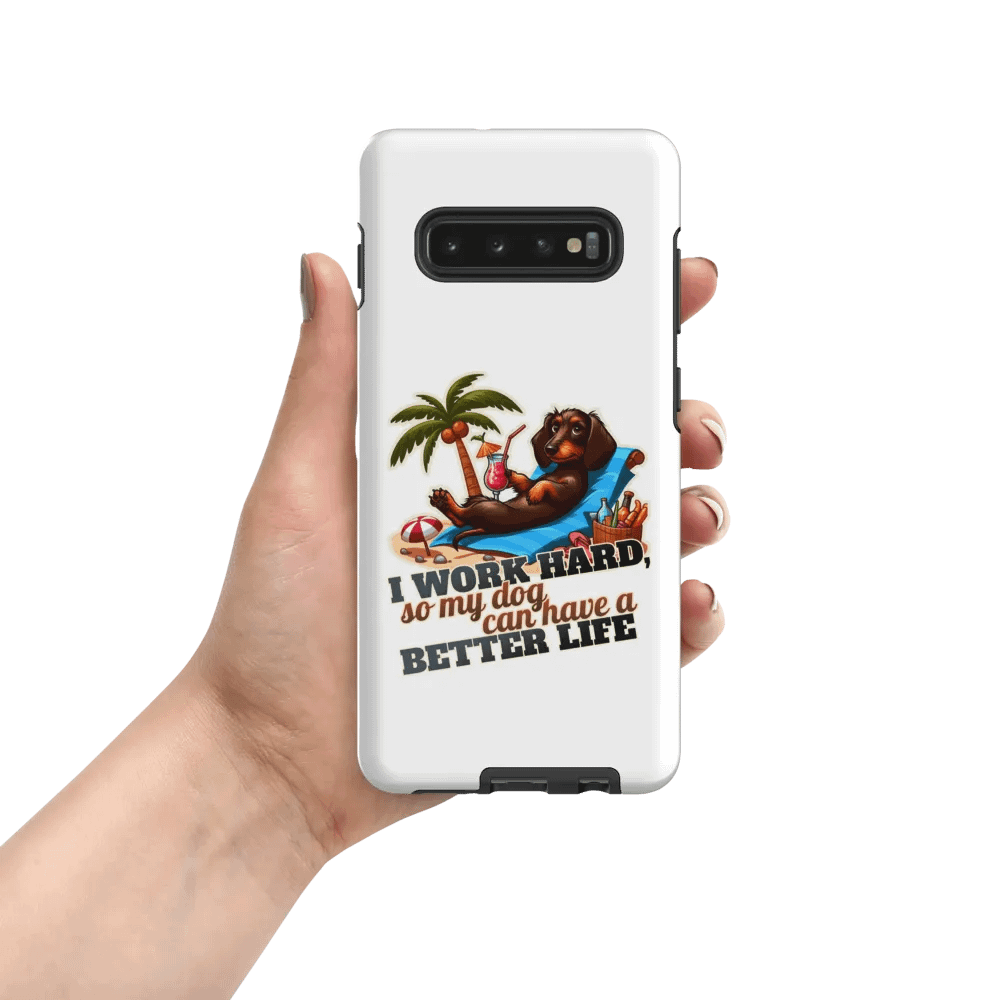 Work Hard – Dachshund Beach Samsung® Tough Case product image (55)