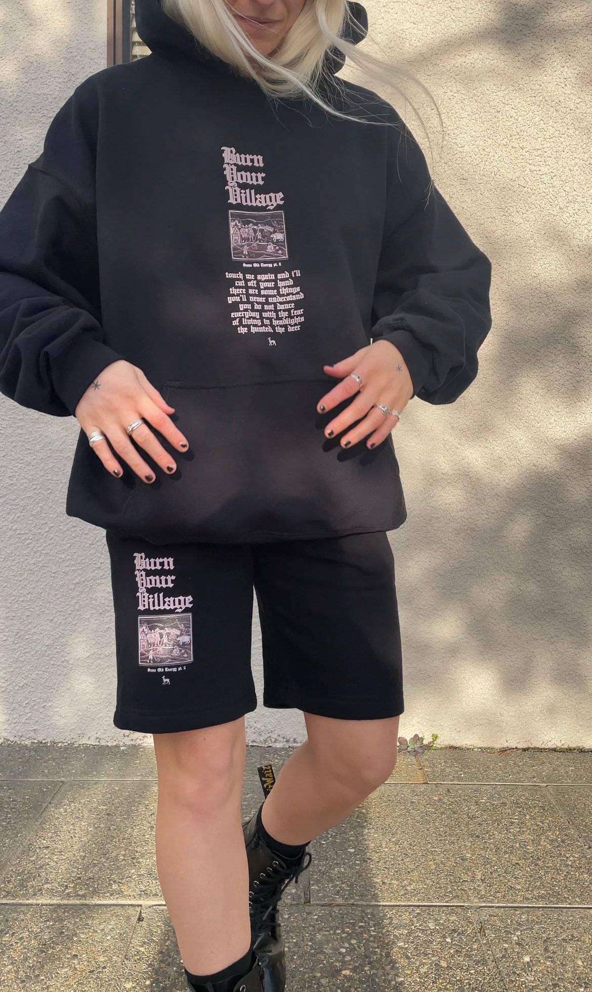 'Burn Your Village' Comfy Cotton Shorts product image (1)