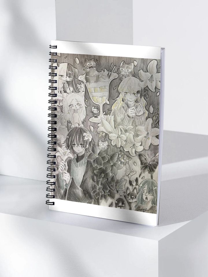 Black, Grey, and White - Notebook product image (1)