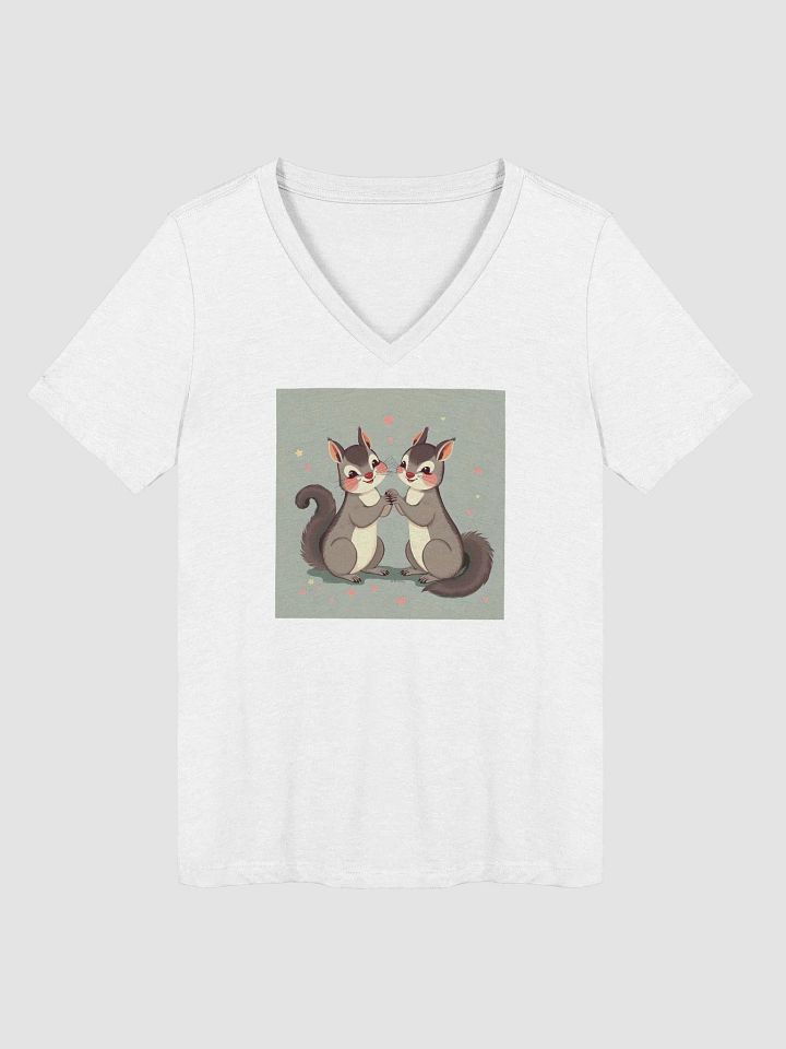 Squirrel Love Women's V-Neck Tee product image (1)