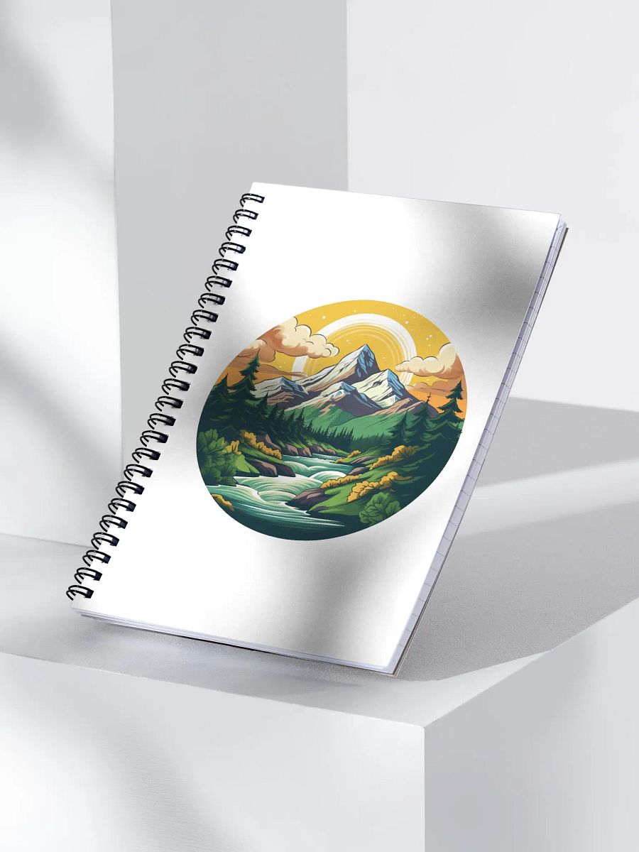 Morning Mountains notebook product image (4)