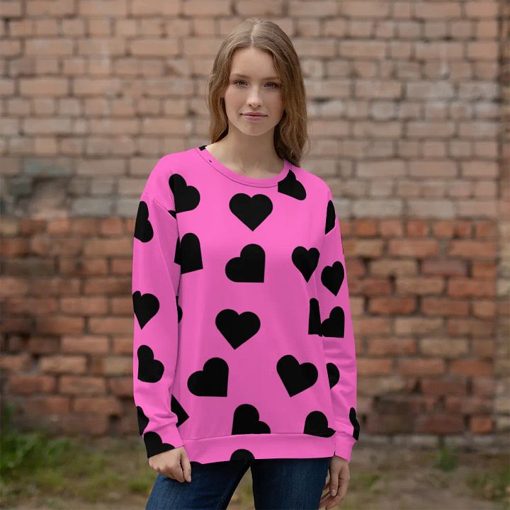 Love Pattern Unisex Sweatshirt product image (1)
