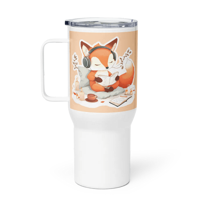 Tasse de Voyage Cozy Reading Fox product image (1)