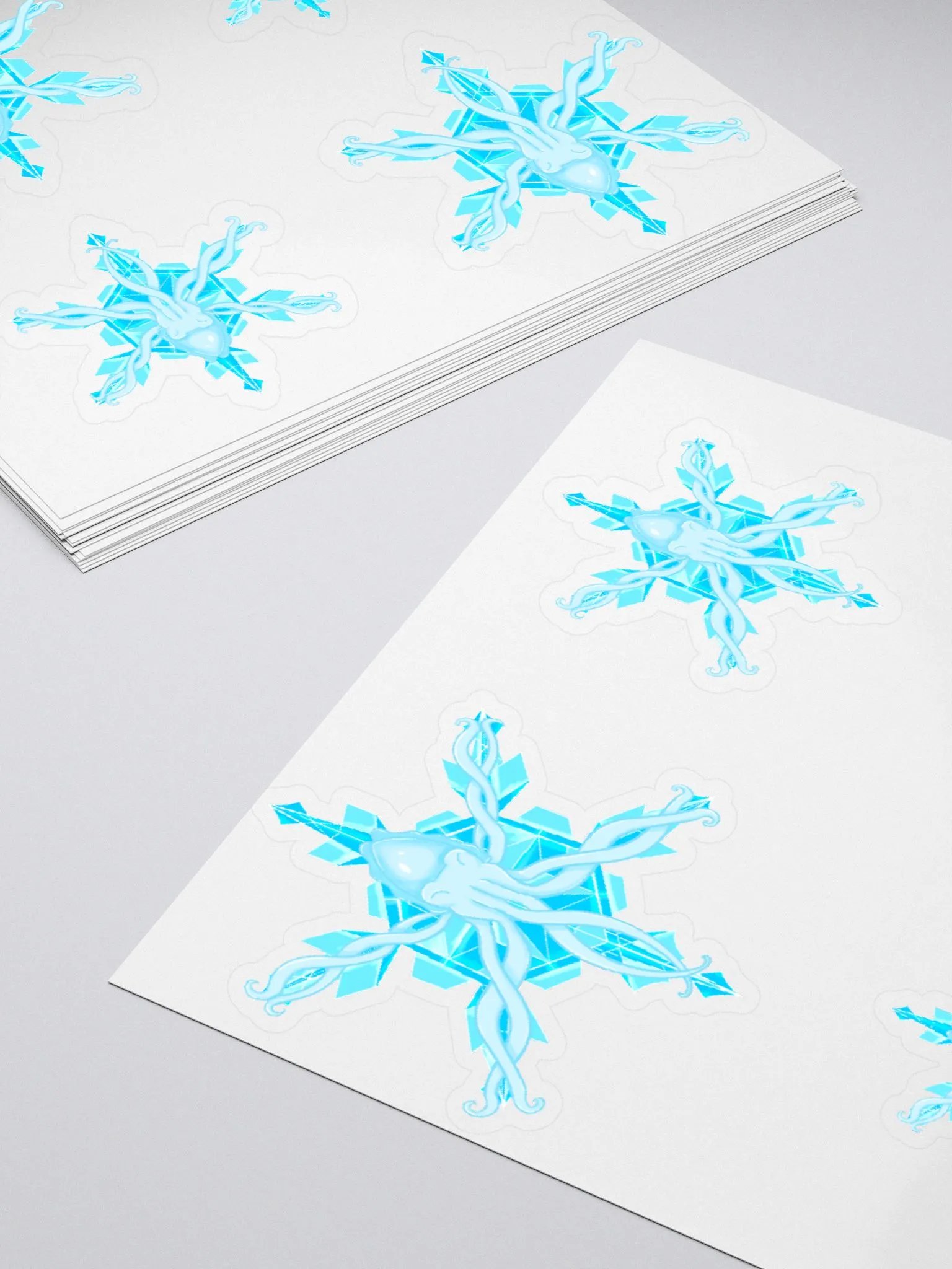 Snowflake Cuttlefish Mini Sticker Sheet product image (4)