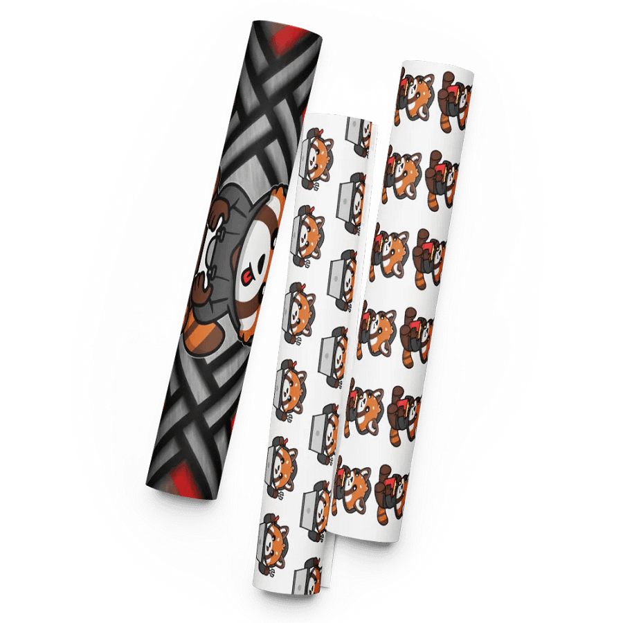 Red Panda Logo Wrapping Paper Set product image (5)